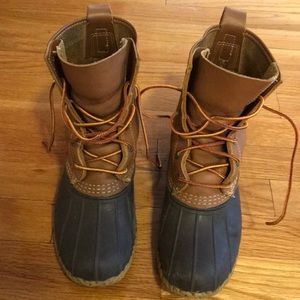 Size 6 Thinsulate Lined LL Bean Duck Boots